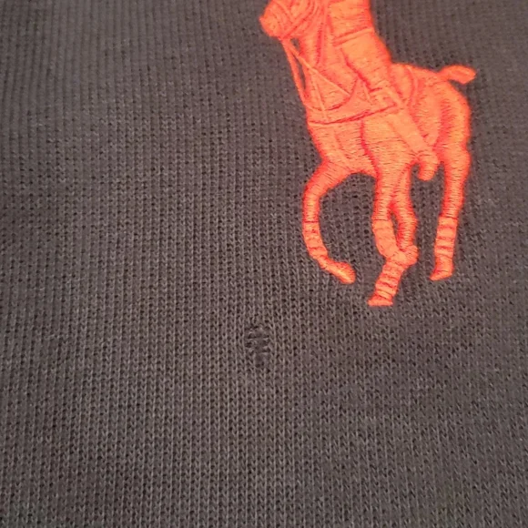 Boys Polo Ralph Lauren big pony 1/4 zip pullover sweater size S(8) - Picture 3 of 5